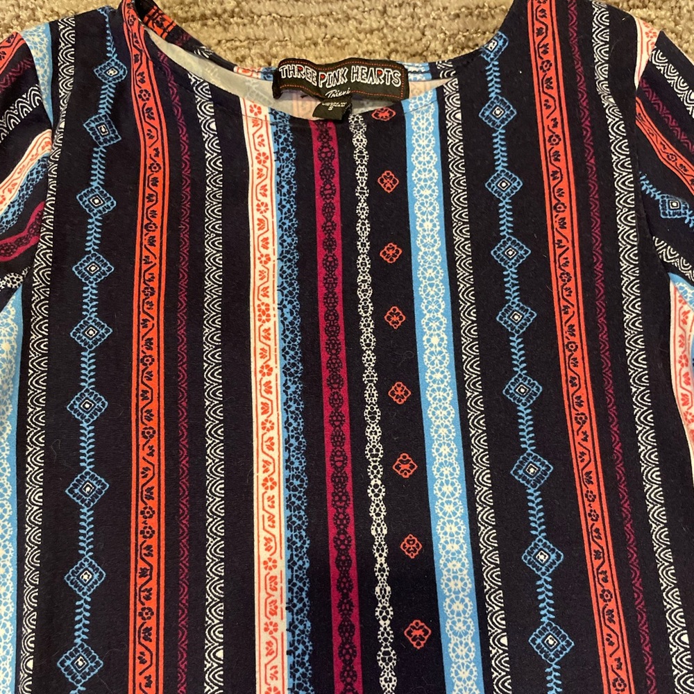 Multi-Colored L/S Dress - Picture 2 of 10
